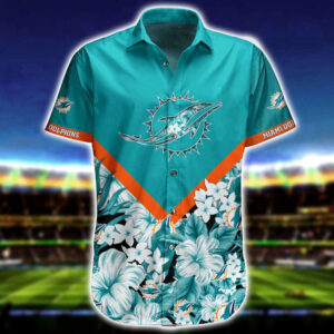 Miami Dolphins Hawaiian Shirt NFL Personalized 3