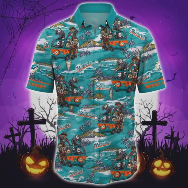 Miami Dolphins Killer Team Hawaiian Shirt