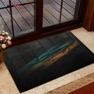 Miami Dolphins Logo Art 7 Foldable Doormat Indoor Outdoor Welcome Mat Home Decor