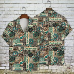 Miami Dolphins – National Football League 2023 AOP Hawaiian Shirt Unisex Gift Tee 2025