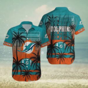 Miami Dolphins NFL Beach Lovers Hawaiian Shirt