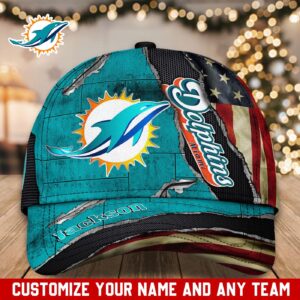 Miami Dolphins NFL Classic CAP Hats For Fans Custom