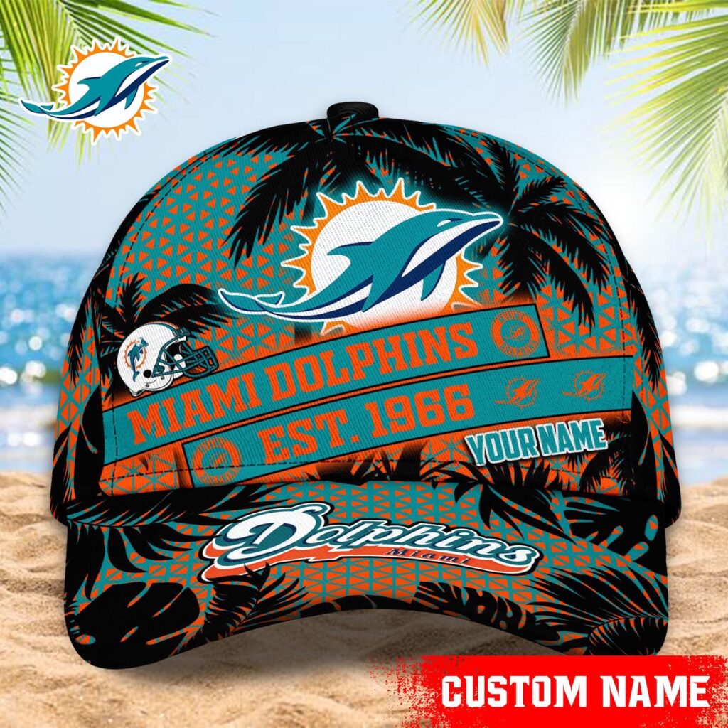 Miami Dolphins NFL Classic CAP Hats For Fans Custom