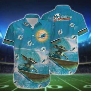 Miami Dolphins Special Yoda Hawaiian Shirt