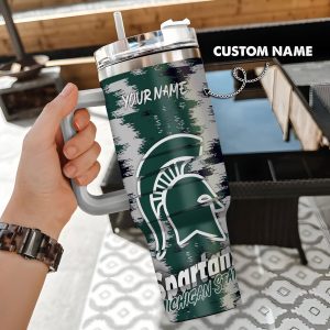 Michigan State Spartans Stanley Tumbler – Gift for Fan Men Women