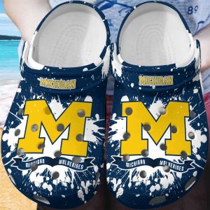 Michigan Wolverines Clog Shoes, Water Shoes - Gift for Men Women Fans - Gift for Men Women Fans