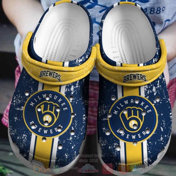 Milwaukee Brewers Clogs Crocband Shoes – Gift for Men Women Fans – Gift for Men Women Fans