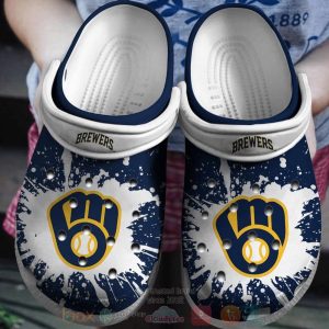 Milwaukee Brewers Clogs Crocband Shoes – Gift for Men Women Fans – Gift for Men Women Fans
