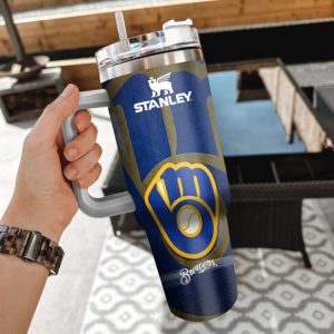 Milwaukee Brewers Stanley Tumbler - Gift for Fan Men Women