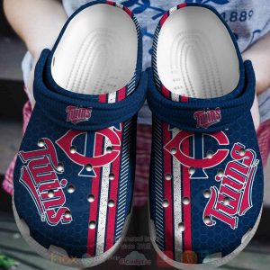 Minnesota Twins blue red Clogs crocband Shoes - Gift for Men Women Fans - Gift for Men Women Fans