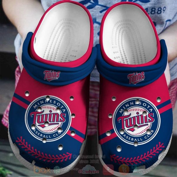 Minnesota Twins Red-Navy Clogs Crocband Shoes – Gift for Men Women Fans – Gift for Men Women Fans