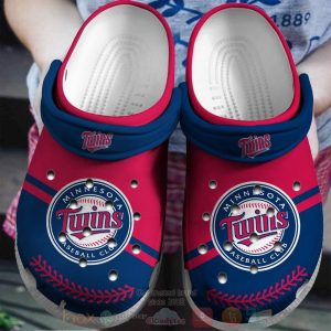 Minnesota Twins Red-Navy Clogs Crocband Shoes - Gift for Men Women Fans - Gift for Men Women Fans