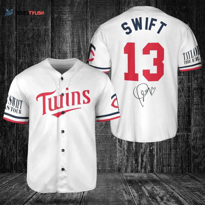 Minnesota Twins Taylor Swift Fan Baseball Jersey – Gift for Men Women Fans Minnesota Twins Taylor Swift Fan Baseball Jersey – Gift for Men Women Fans