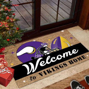 Minnesota Vikings Doormat Home Decor 2024 2025 26
