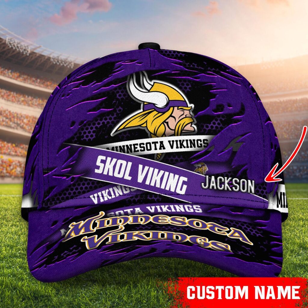 Minnesota Vikings NFL Classic CAP Hats For Fans Custom