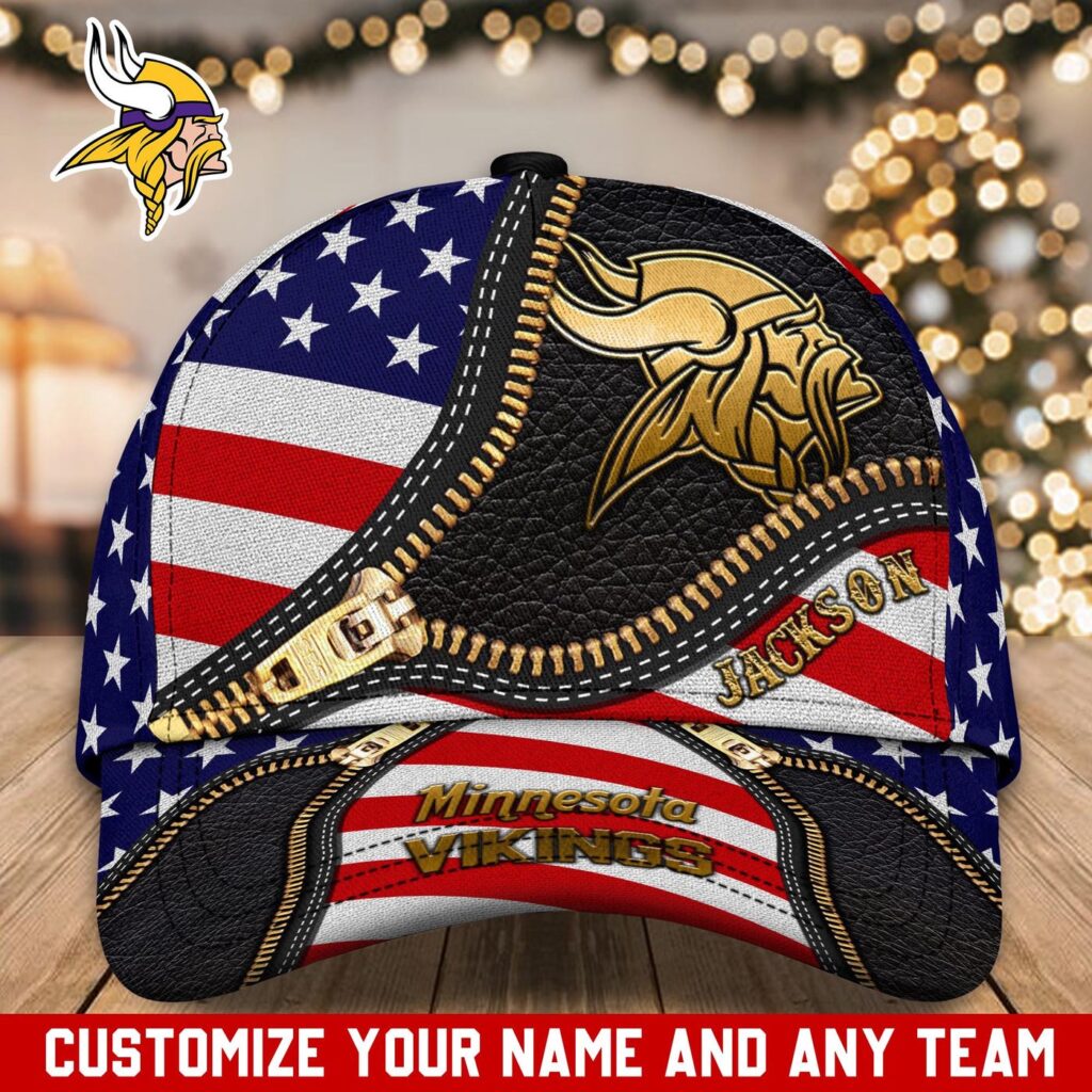Minnesota Vikings NFL Classic CAP Hats For Fans Custom