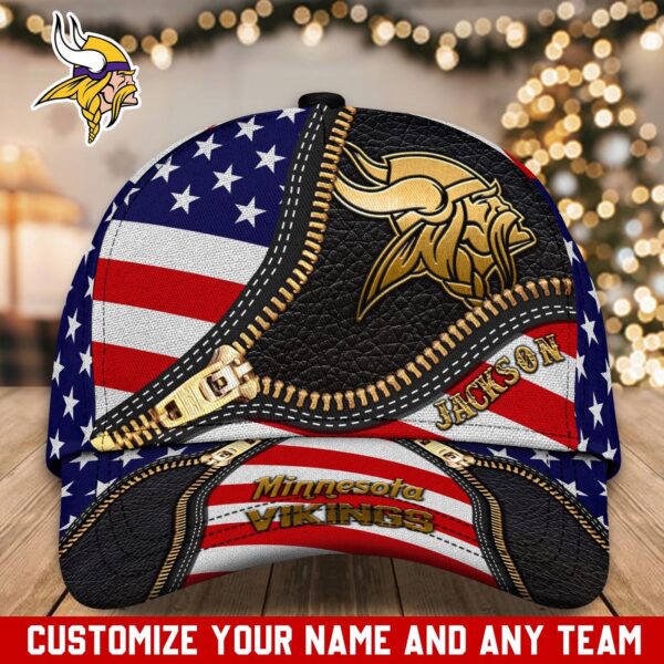 Minnesota Vikings NFL Classic CAP Hats For Fans Custom