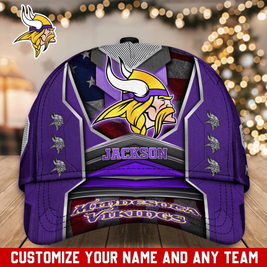 Minnesota Vikings NFL Classic CAP Hats For Fans Custom