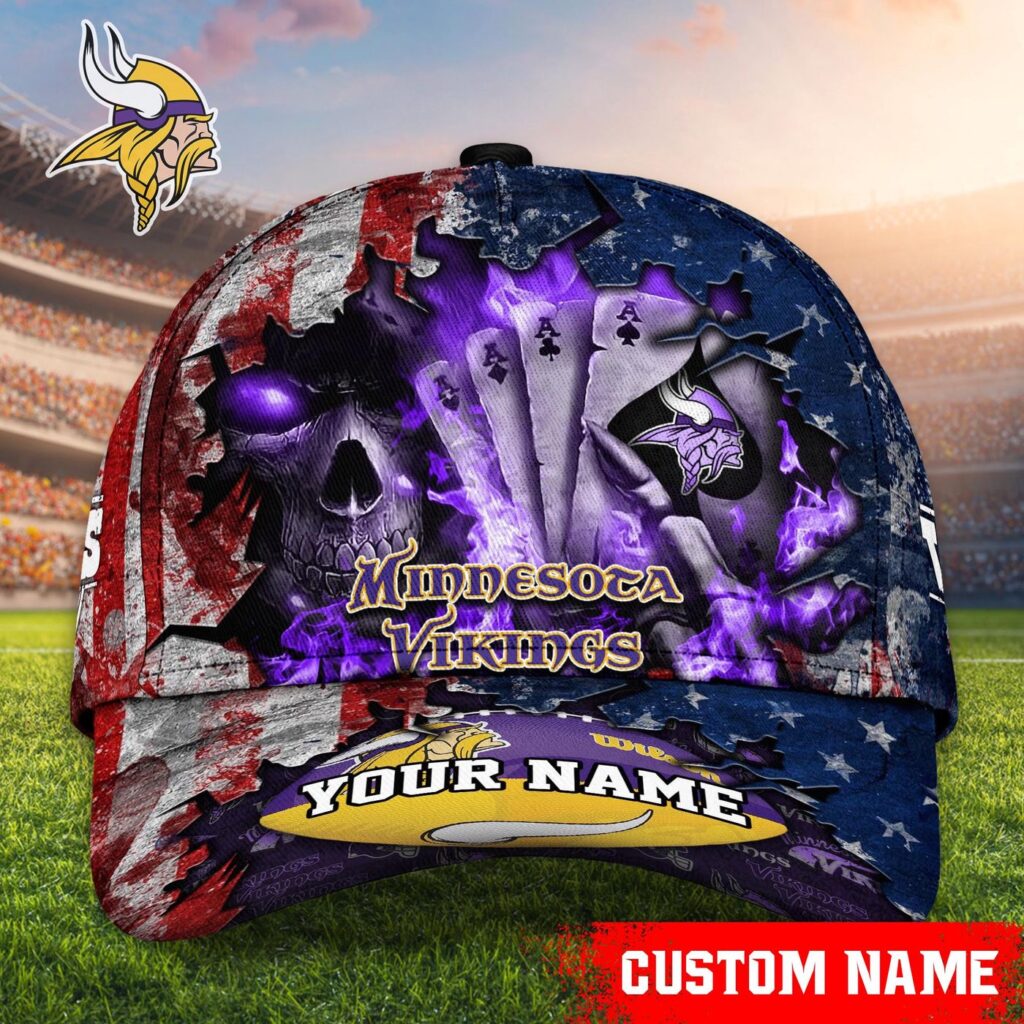 Minnesota Vikings NFL Classic CAP Hats For Fans Custom