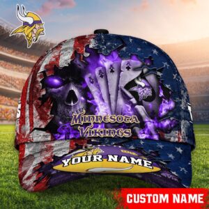Minnesota Vikings NFL Classic CAP Hats For Fans Custom