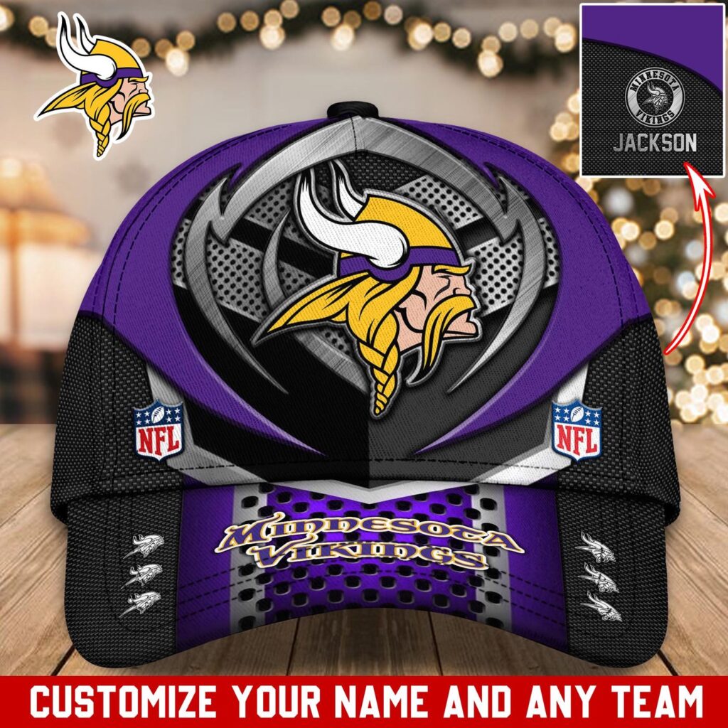 Minnesota Vikings NFL Classic CAP Hats For Fans Custom