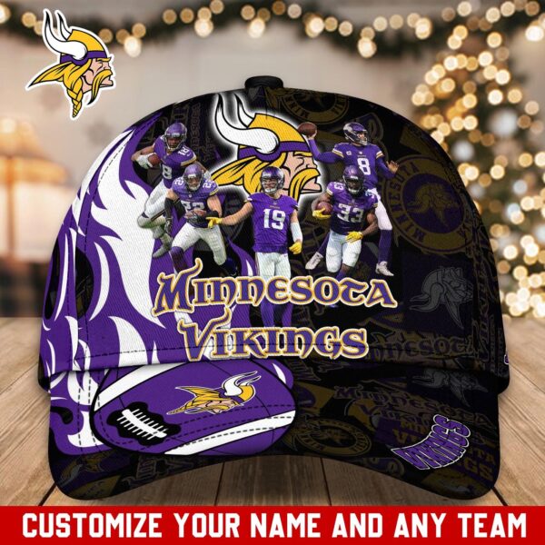 Minnesota Vikings NFL Classic CAP Hats For Fans Custom