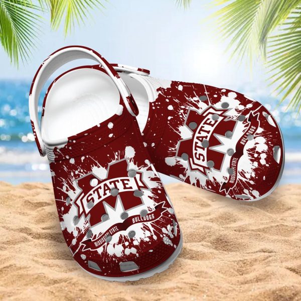 Mississippi State Bulldogs Clog Shoes, Water Shoes – Gift for Men Women Fans – Gift for Men Women Fans