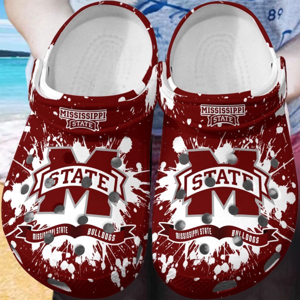 Mississippi State Bulldogs Clog Shoes, Water Shoes – Gift for Men Women Fans – Gift for Men Women Fans