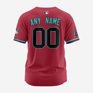 MLB Arizona Diamondbacks Personalized Alternate 02 Baseball Jersey
