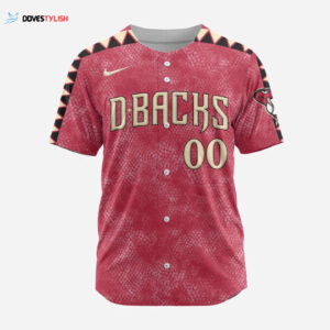 MLB Arizona Diamondbacks Personalized Alternate Design Concept Baseball Jersey 2402