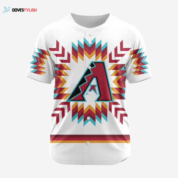 MLB Arizona Diamondbacks Special Native Design Baseball Jersey Gift for Men Women