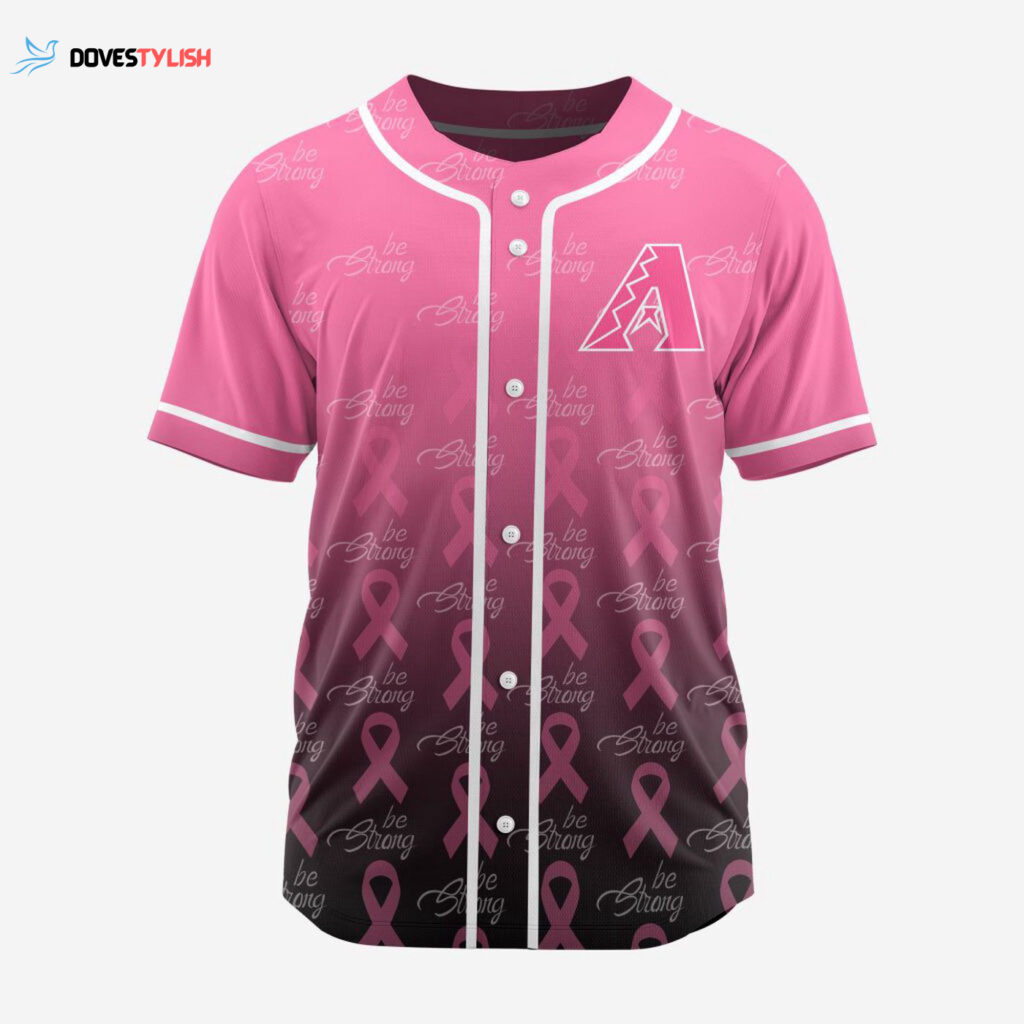 MLB Arizona Diamondbacks Special Pink Design Fight Breast Cancer Baseball Jersey Gift for Men Women