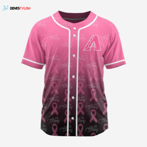 MLB Arizona Diamondbacks Special Pink Design Fight Breast Cancer Baseball Jersey Gift for Men Women