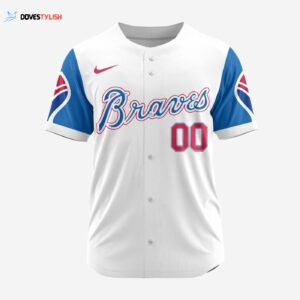 MLB Atlanta Braves Personalized Alternate Design Concept Baseball Jersey 2401