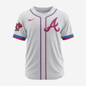 MLB Atlanta Braves Personalized Alternate Design Concept Baseball Jersey 2404