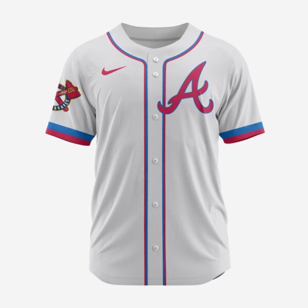 MLB Atlanta Braves Personalized Alternate Design Concept Baseball Jersey 2404