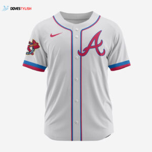MLB Atlanta Braves Personalized Alternate Design Concept Baseball Jersey 2404