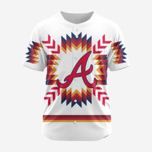 MLB Atlanta Braves Special Native Design Baseball Jersey Gift for Men Women 3