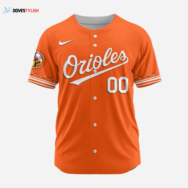 MLB Baltimore Orioles Personalized Alternate Design Concept Baseball Jersey 2402