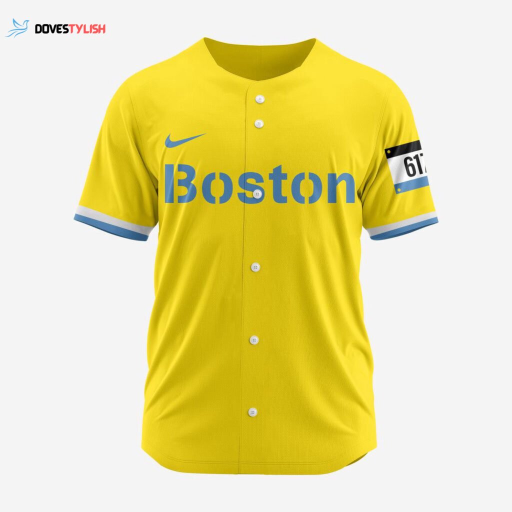 MLB Boston Red Sox Personalized 2025 City Connect Baseball Jersey Design