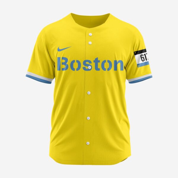 MLB Boston Red Sox Personalized 2025 City Connect Baseball Jersey Design
