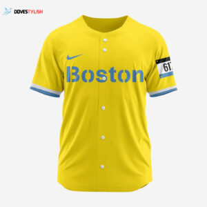 MLB Boston Red Sox Personalized 2025 City Connect Baseball Jersey Design