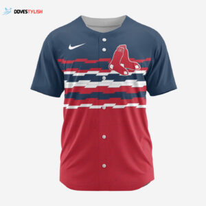 MLB Boston Red Sox Personalized Alternate Design Concept Baseball Jersey 2404