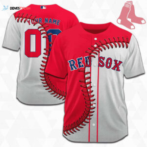 MLB Boston Red Sox Personalized Mix Baseball Jersey Gift for Men Women