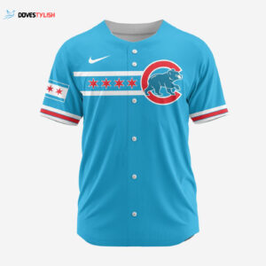 MLB Chicago Cubs Personalized Alternate Design Concept Baseball Jersey 2404