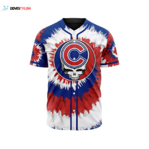 MLB Chicago Cubs Special Grateful Dead Design Baseball Jersey Gift for Men Women