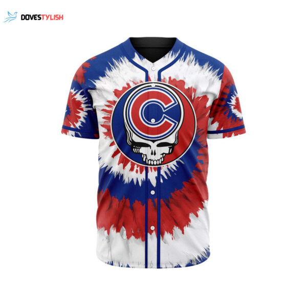 MLB Chicago Cubs Special Grateful Dead Design Baseball Jersey Gift for Men Women