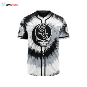 MLB Chicago White Sox Special Grateful Dead Design Baseball Jersey Gift for Men Women