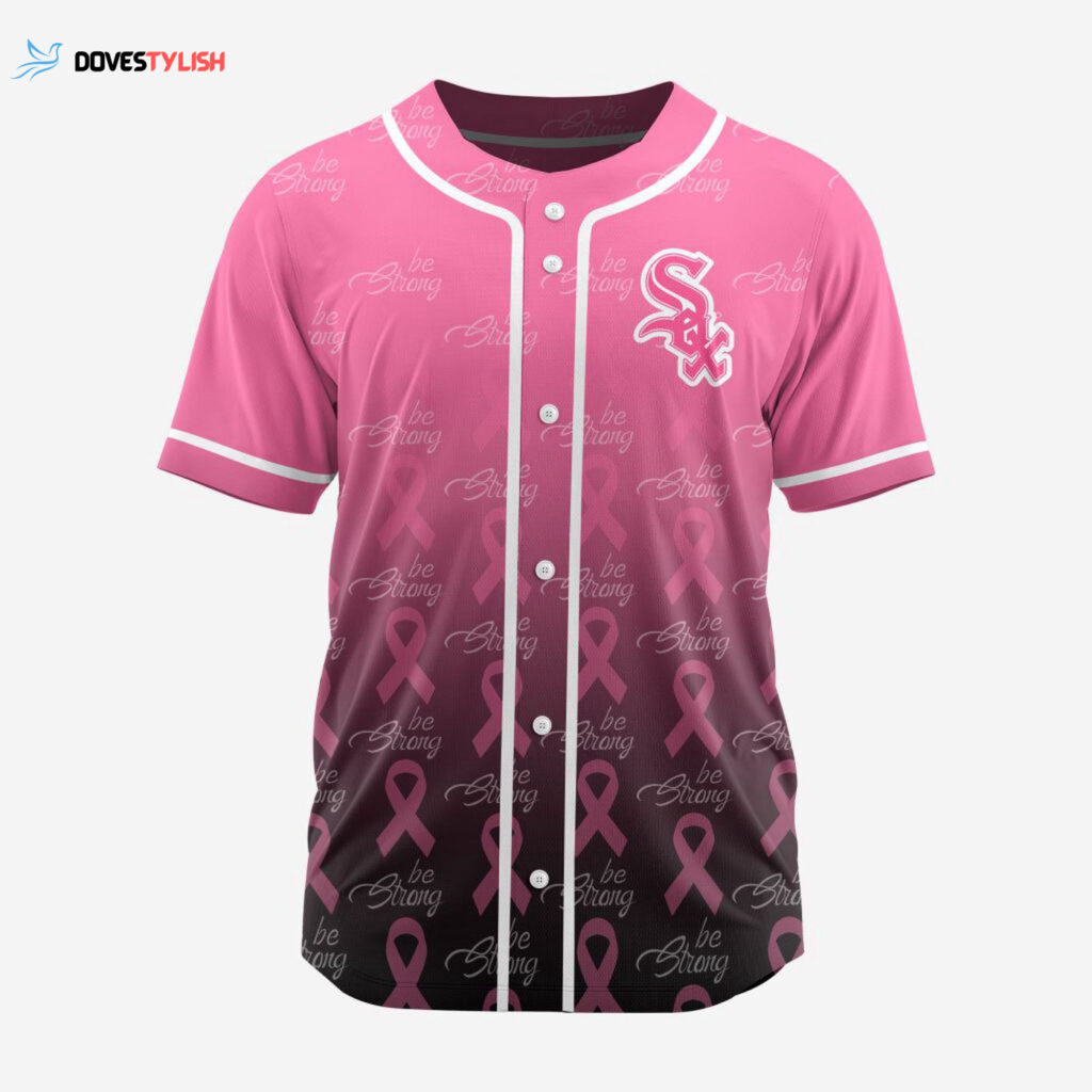 MLB Chicago White Sox Special Pink Design Fight Breast Cancer Baseball Jersey Gift for Men Women