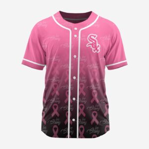 MLB Chicago White Sox Special Pink Design Fight Breast Cancer Baseball Jersey Gift for Men Women